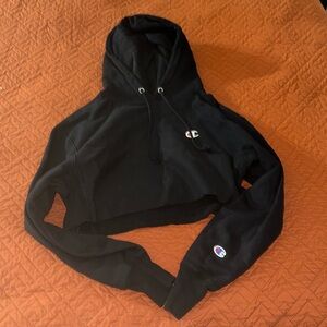 Champion crop hoodie